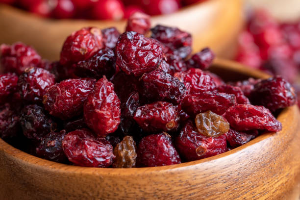 istock Dried red cranberries with sugar syrup 1623806011