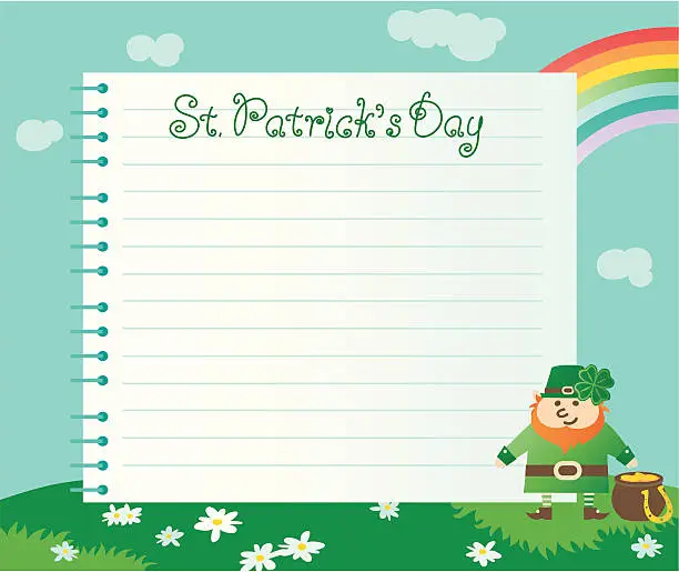 Vector illustration of background for St. Patrick's Day