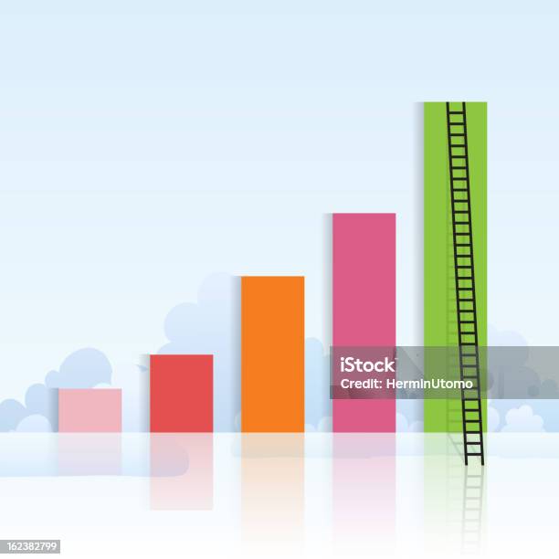 Reaching Target Graph Reaching Target Stock Illustration - Download Image Now - Graph ...