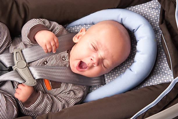 istock Adorable Baby Yawning 162383298
