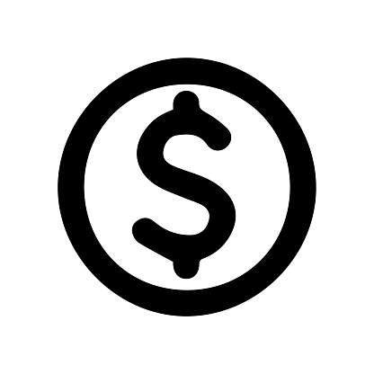 Illustration vector graphic of dolar money icon NEW