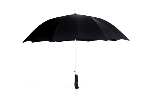 Open Black Umbrella