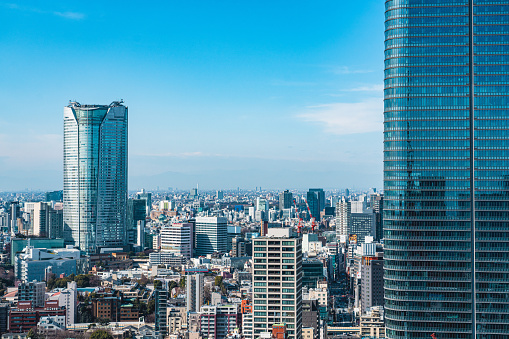 High-rise buildings in Tokyo City