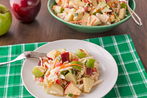 istock Coleslaw with red and green apples 162387748