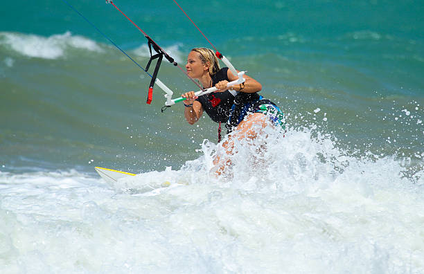 Kiteboarding girls in the Dominican RepublicMore Photos From This Series