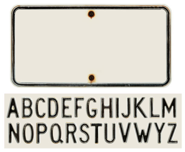 Metal Plate With Realistic 3D Letters