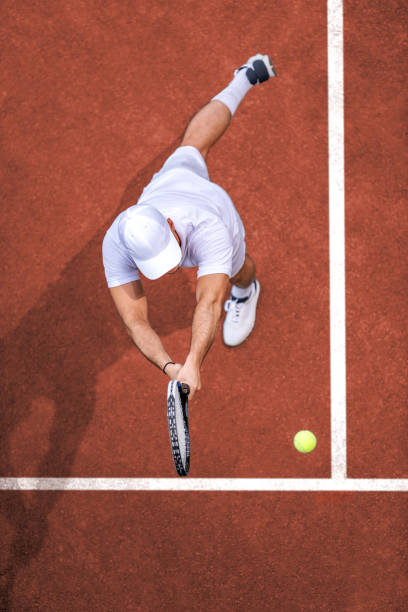 istock Tennis player hitting ball 1623932724