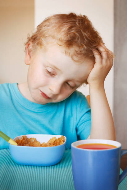 istock Little boy with lack of appetite 162394629