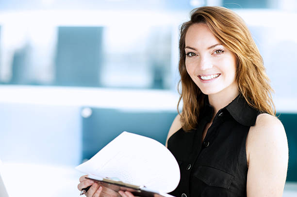 istock Young Businesswoman in Modern Office 162394838