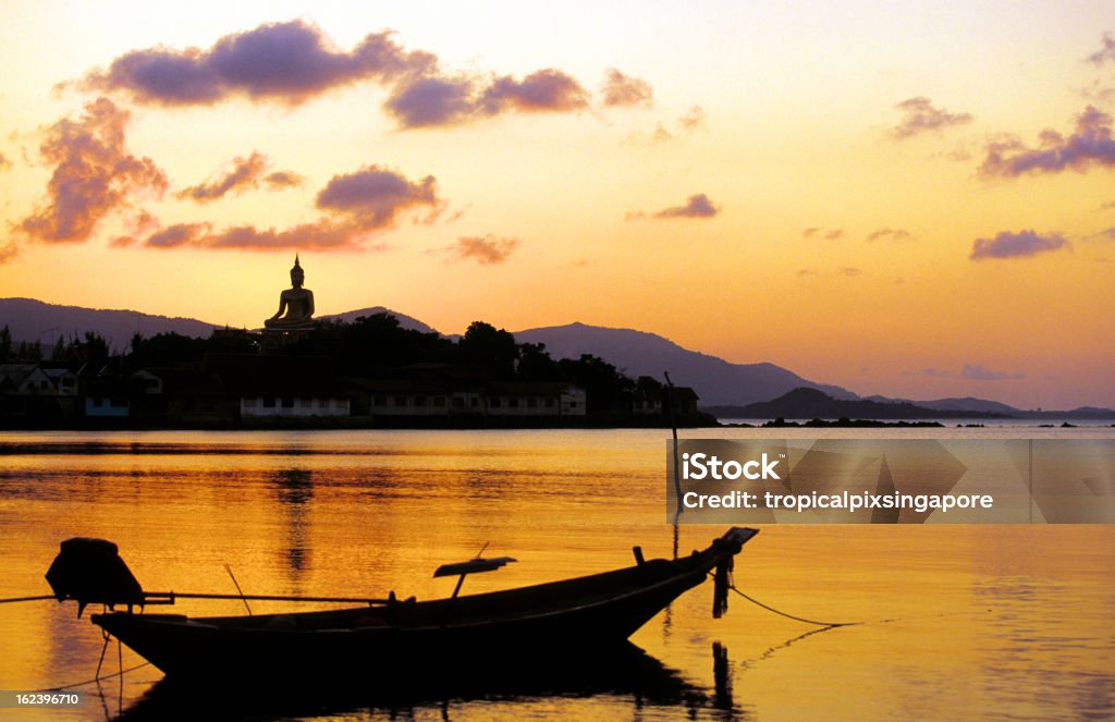 Thailandia, Koh Samui, Statua del buddha. - Foto stock royalty-free di Isola di Koh Samui