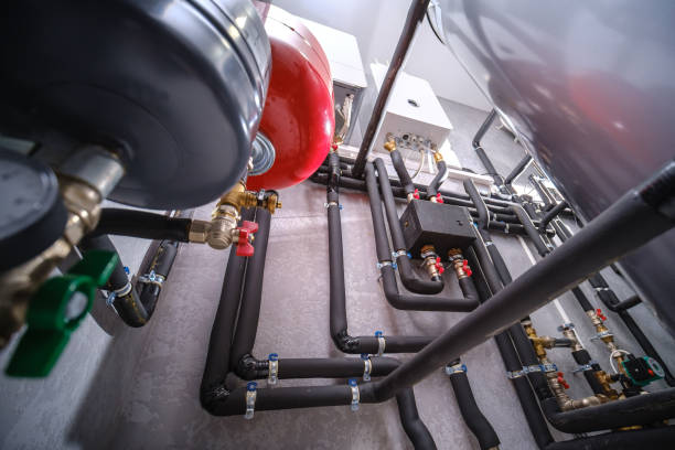 istock Modern electric boiler room in the house 1623976780