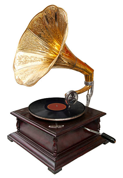 gramofone - gramophone imagens e fotografias de stock