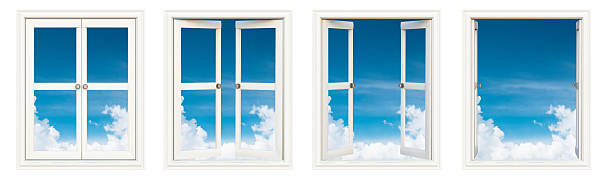 windows xxl - high key sky cloud cloudscape стоковые фото и изображения
