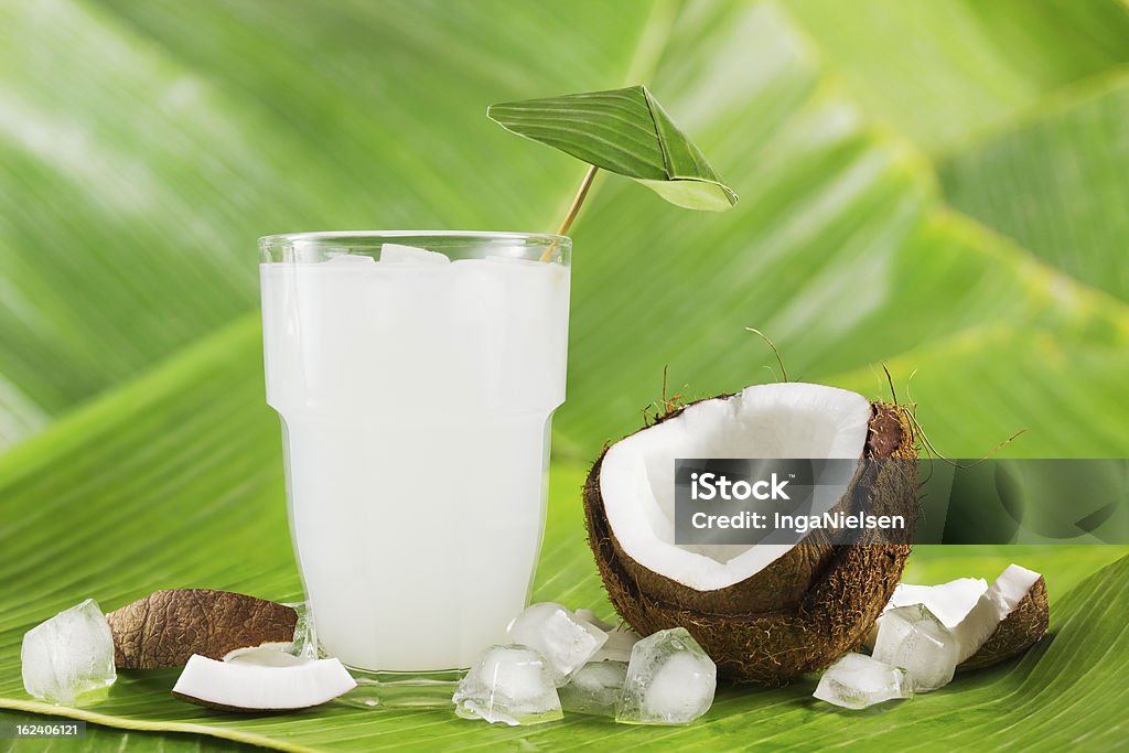 Latte di cocco - Foto stock royalty-free di Alimentazione sana