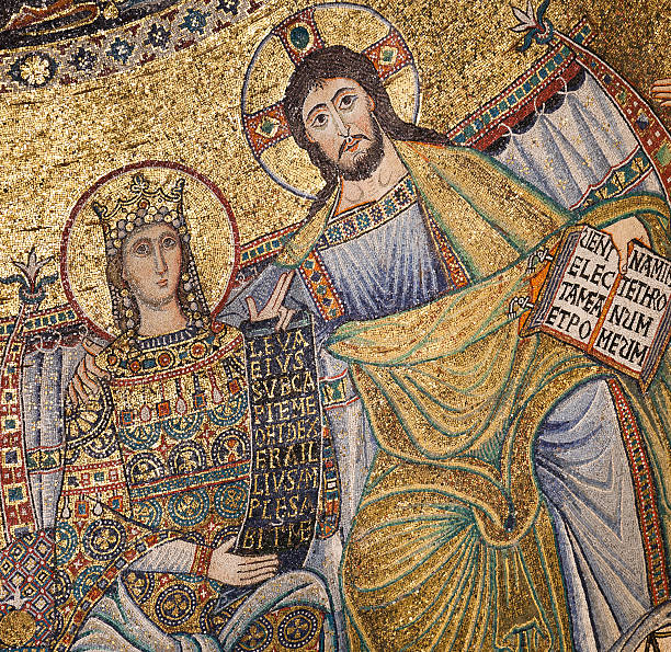 istock Coronation of the virgin (St.Maria in Trastevere,Rome) 162406192