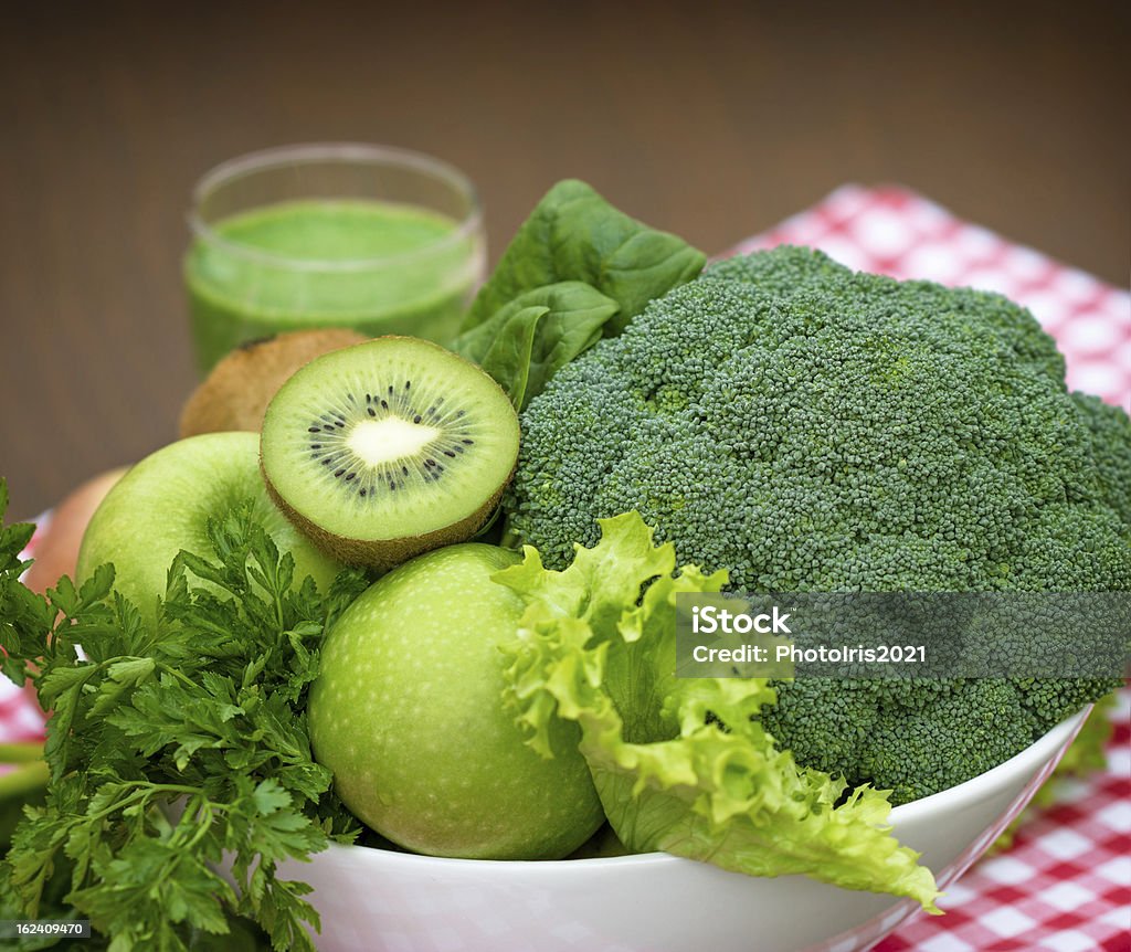 Verde batido ingredientes - Foto de stock de Alimento libre de derechos