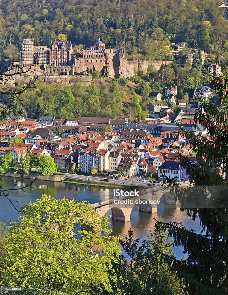 Heidelberg na primavera - Foto de stock de Heidelberg royalty-free