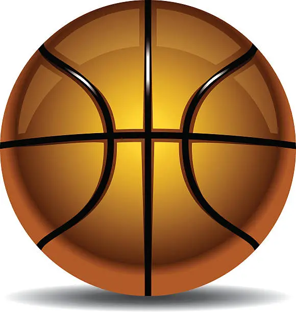 Vector illustration of Basketball icon