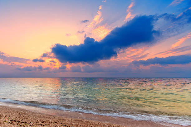 istock Calm sea before sunrise 162412244