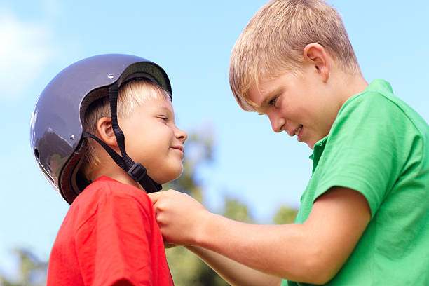 istock Making sure my little brother stays safe 162414770