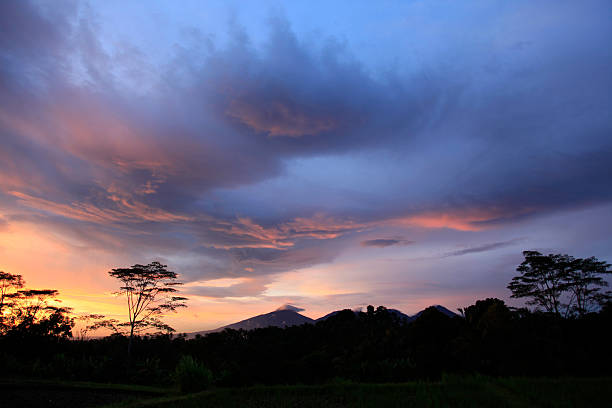 istock sunset over a landscape of bali 162415071