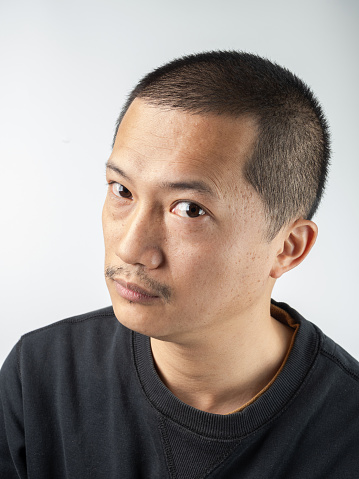 Asian Male Thinking, Shoot in the Studio