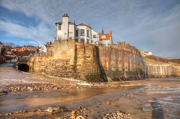 robin cappucci bay - robin hoods bay foto e immagini stock