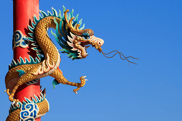 istock Dragon at Chinese Temple 162417520