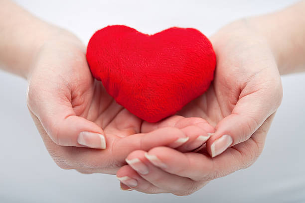 istock Woman holding red heart 162417657