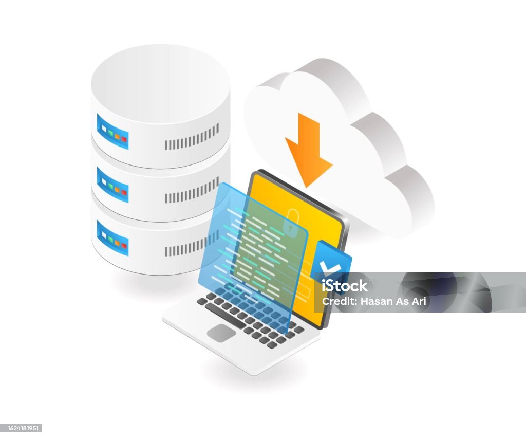 Database Server Cloud Security Programming Language向量圖形及更多事件圖片 - iStock