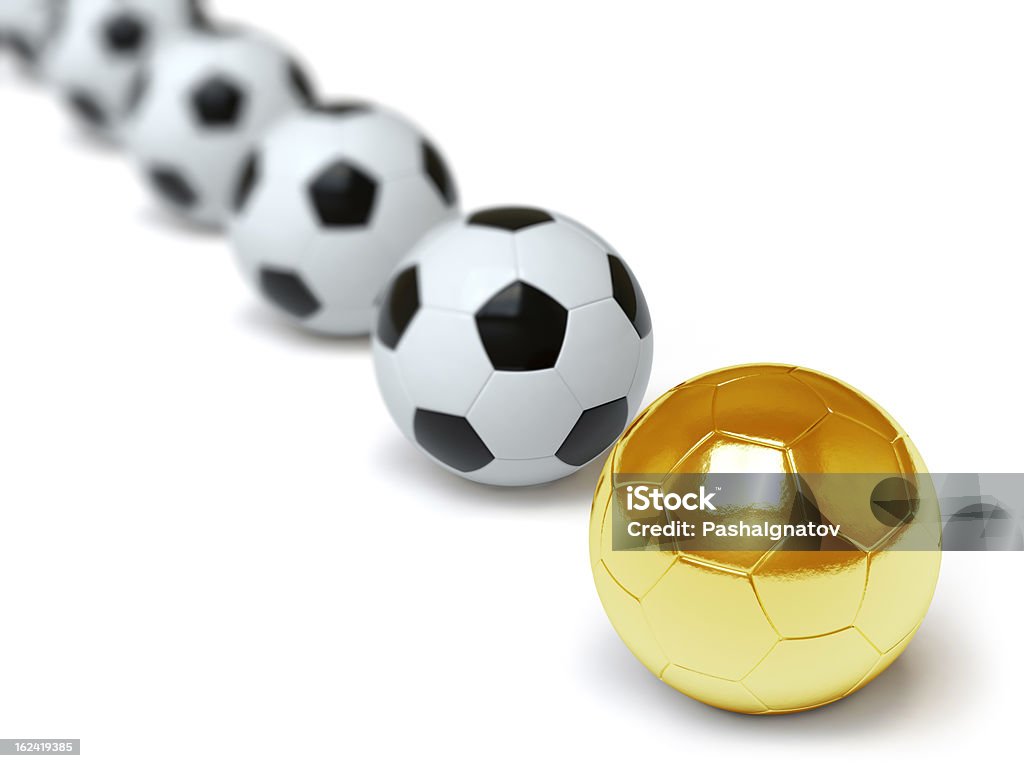 Fußball ball - Lizenzfrei Angriffsspieler Stock-Foto