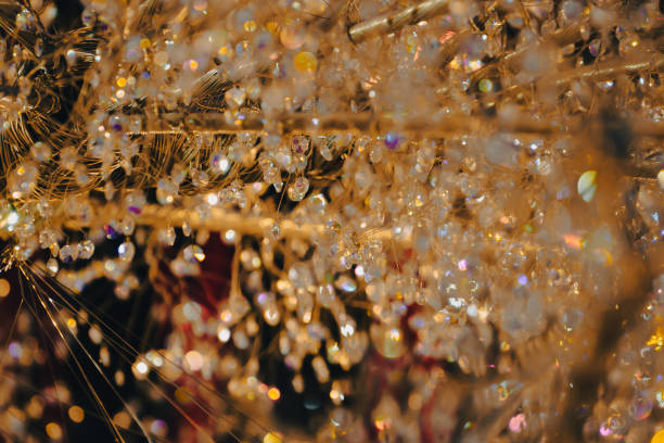 istock Glittering illuminations of Christmas in winter 1624198721