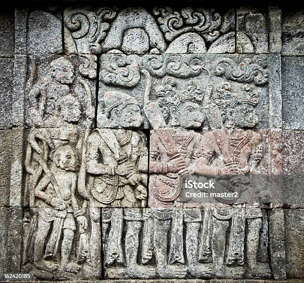 Foto de Stone Craft Templo De Candi Penataran Em Blitar Java e mais fotos de stock de Antigo