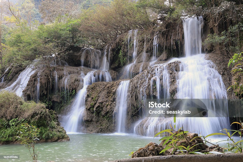 tee lor su waterfall,Thailand tee lor su waterfall,Tak,Thailand Falling Stock Photo