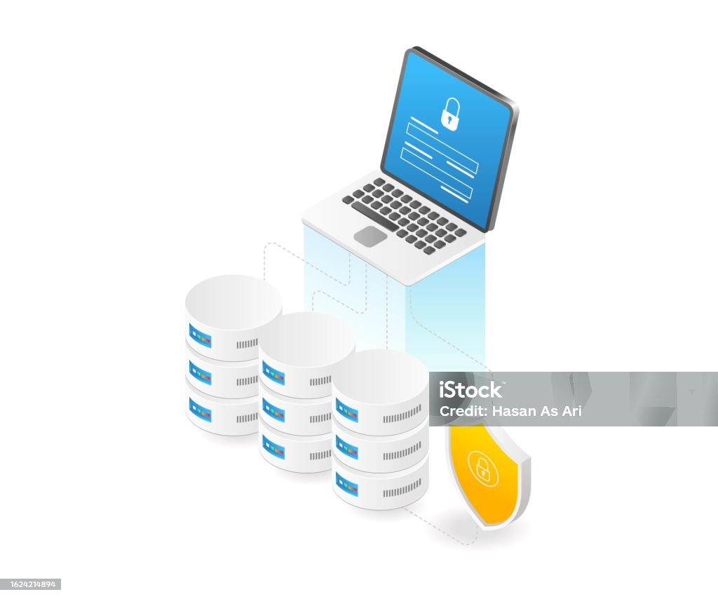 Professional Computer Network Database Server Security Stock ...