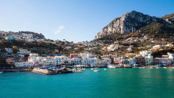Capri Island Landscape, Marina Grande.