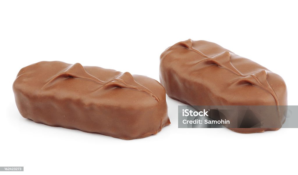 Primo piano della barra di cioccolato - Foto stock royalty-free di Aprire