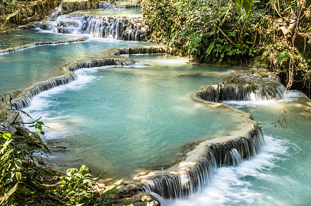 istock Kuang Si Falls - Waterfalls at Luang Prabang, Laos 162423281