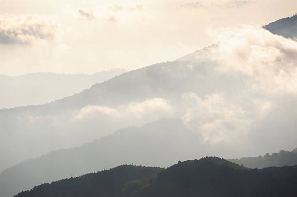 istock Sunrise at misty mountain 162423494