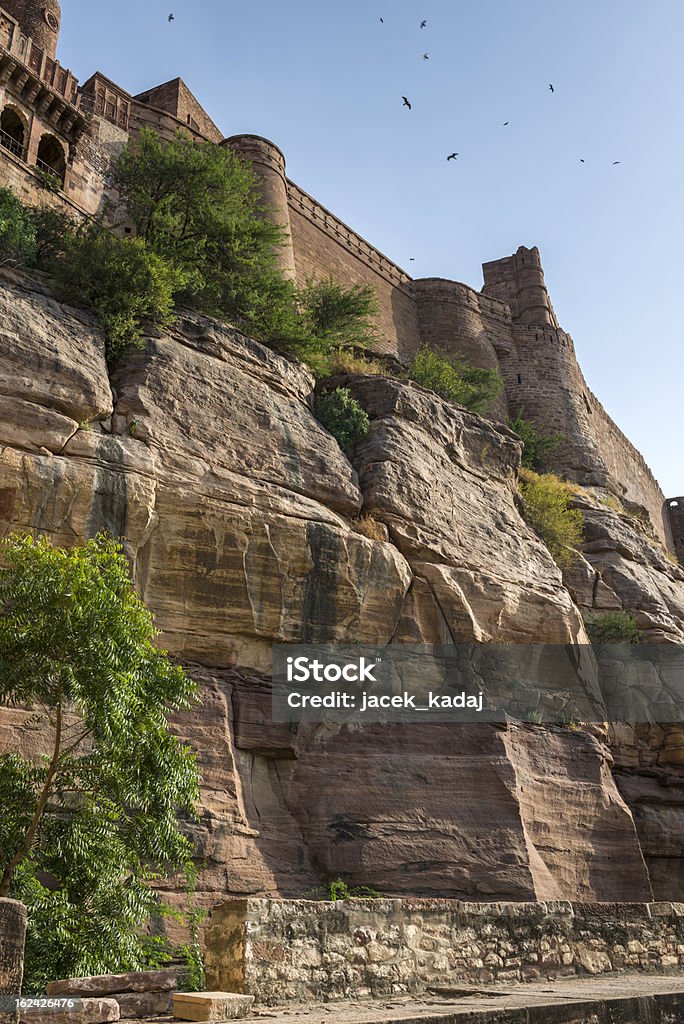 The Mehrangarh Форт в Джодхпур город, Индия - Стоковые фото Азиатская культура роялти-фри