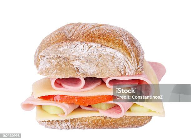 Panino In Casa - Fotografie stock e altre immagini di Prosciutto - Prosciutto, Alimentazione sana, Bianco