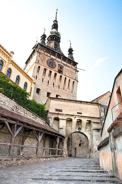 istock Clock Tower at Citadel in Sighisoara,  , Transylvania 162431446