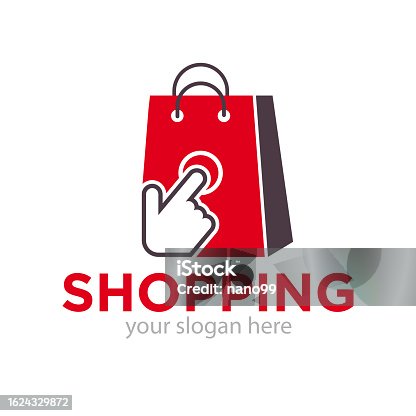 istock Shopping Logo Design Illustration 1624329872