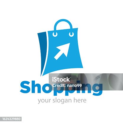 istock Shopping Logo Design Illustration 1624329880