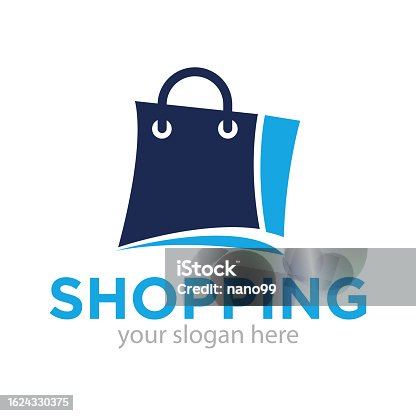 istock Shopping Logo Design Illustration 1624330375