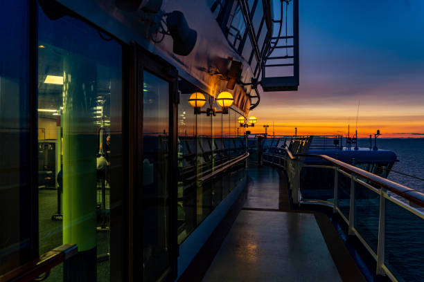 The view of Burrard Inlet, West Vancouver, Canada.