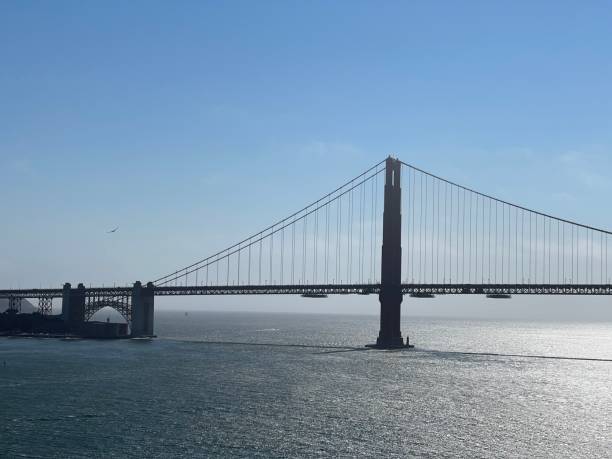 istock Looking at the Golden Gate Bridge from the sea 1624334631