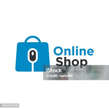 istock Shopping Logo Design Illustration 1624344298