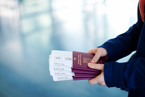 istock Passports and boarding passes 162434842