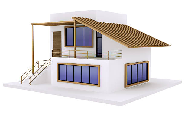 istock Exterior of modern private house 162437012